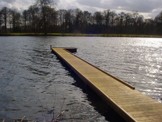 Beveren - houten steiger